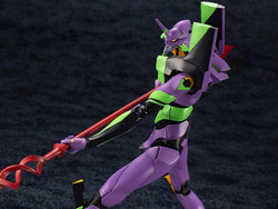 Rebuild of Evangelion EVA Unit-01 with Spear of Cassius Model Kit [bigbadtoystore.com]