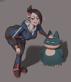 [wjs07] Mai and Snorlax (Pokemon)