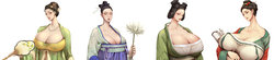 [Sato] Busty Woman in Chinese Clothes 1-4