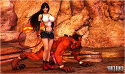 [Mongo Bongo] Tifa and Red XIII (Final Fantasy VII)