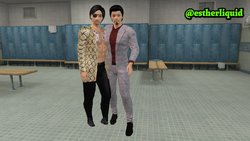 Kazuma Kiryu & Goro Majima - Yakuza [Yaoi 3D & Hentai]