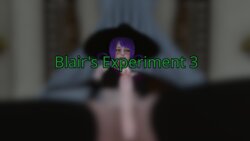 Blair's experiment 3