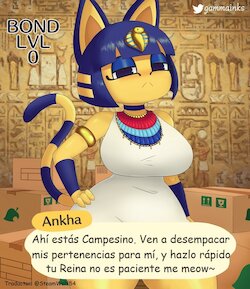 [gammainks] Ankha bond level (Spanish) [SteamWolf54]