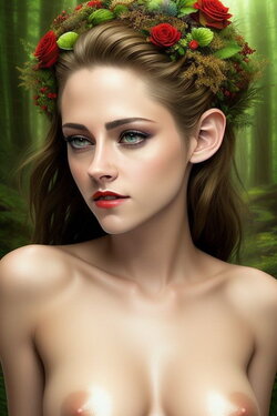 AI Kristen Stewart - Forest Nymph (Textless) [AI Generated]