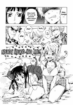 [Kurione-sha (YU-RI)] Neko Neko no Mi! (Yokujou Pirates ~Wanpi Soushuuhen~) (One Piece) [German] [Mister H] [Digital]