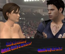 ArokH - Nude Wrestling 3d  Lara vs. Chris & Albert