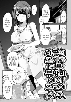 [Bebebe] Inaka no Mei ga Muboubi sugiru node Choukyou Shite mita (COMIC Anthurium 2020-06) [Korean] [Digital]