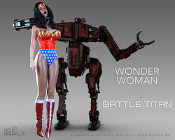 Wonder Woman vs. B.T.1000 Part 2