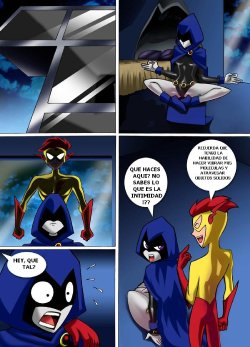 [Palcomix] Raven X Kid Flash (Teen Titans) [Spanish]
