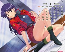 2002 Neon Genesis Evangelion Calander version 2