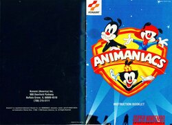 Animaniacs (1994) - SNES Manual