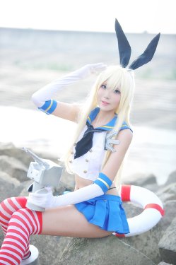 [CN:御姐萝莉殿 x 子楚 x 夏蜜CC] Shimakaze - Kantai Collection