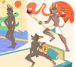 Egyptian Femboi Gods by Korak Sinatra