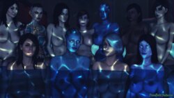 [Deadbolt Returns] Mass Effect Hot Tub Harem + Legacy Group Images (Mass Effect)