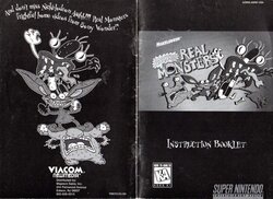 AAAHH!!! Real Monsters (1995) - SNES Manual