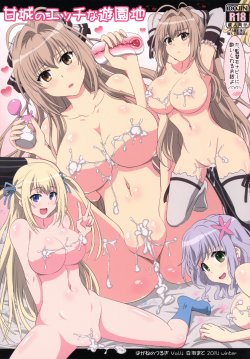 (C87) [Hagane no Tsurugi (Shiraha Mato)] Amagi no Ecchi na Yuuenchi (Amagi Brilliant Park) [Chinese] [LH个人汉化]