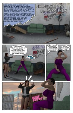 Archbaroness Vs Psychia (A "Heroines Perilous World" story)