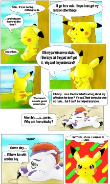 Pikachu and Gomamon (Digimon, Pokemon) [English]