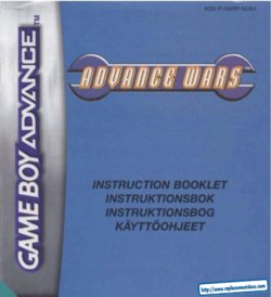 Advance Wars (Game Boy Advance) Game Manual