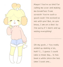 Pompuffy - Animal Crossing Isabelle Belly Expansion Weight Gain Sequence