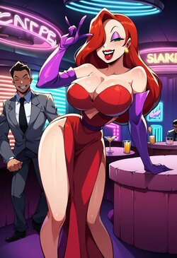 Jessica Rabbit [AI generated]