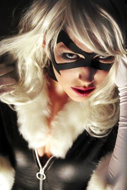 Black Cat + Emma Frost Cosplay