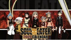 Soul Eater Desktop Calendar 2009