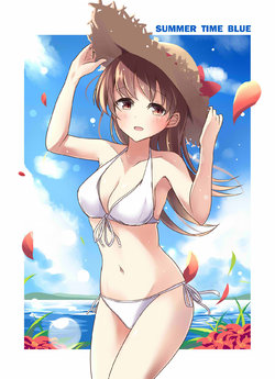 [Amamoriyado (Soramuko)] SUMMER TIME BLUE (Kantai Collection -KanColle-) [Digital]