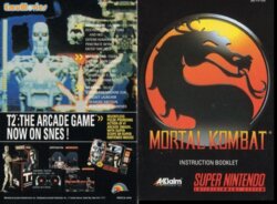 Mortal Kombat 1-3 SNES Manuals