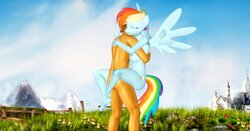 [3DHentaihero] Rainbow Dash x Link