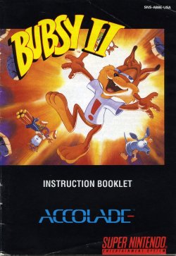 Bubsy II Instruction Booklet