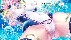 [V-Mag] Cherry Pink Underwater Battle [Decensored]