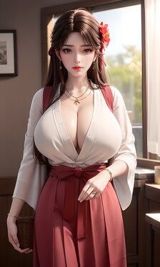 [AI Generated] 完美世界 火灵儿 巨乳