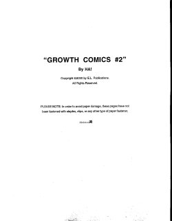 "Growth Comics #2 (Tremendous Tit Tales) Illustrated comic-story #2