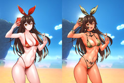 [ROD.WEL] Genshin_Amber_swimsuits (Genshin Impact) [Korean]