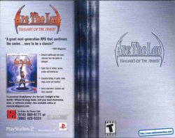 Arc the Lad: Twilight of the Spirits (PlayStation 2) Game Manual