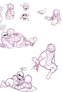 [Kayla-Na] Sans x Frisk x Papyrus (Undertale)