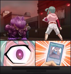 [NTRemi] Luna's Naughty Defeat (Yu-Gi-Oh! 5D's)