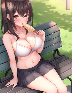 Beautiful very hot girls eating delicious stuff [AI Generated]