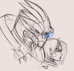 [Kayla-Na] Shepard X Garrus (Mass Effect)