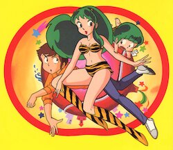 Urusei Yatsura Anime Book Covers