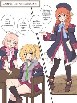 [Fizz] Yuni Senpai to Tanteki ni Ieba Ecchi suru Ohanashi | The Story of How Yuni-senpai Said She Was Going to Fuck Me (Princess Connect! Re_Dive) [Portuguese-BR] [Kuri_Scans]