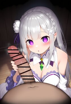 Emilia Mind control & NTR 1 - 17 [AI Generated]