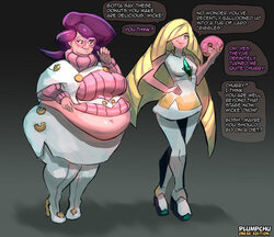 [Plumpchu] Wicke and Lusamine Oink up!