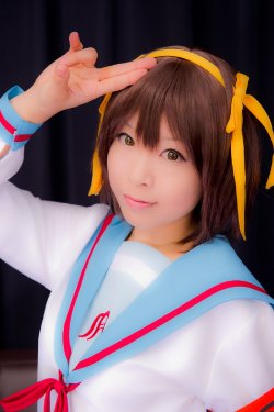 《Suzumiya Haruhi》Haruhi (school uniform ver.) by Mashiro Yuki