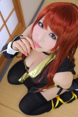 Kasumi in black outfit (Dead or Alive)