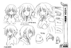 Sora no Otoshimono - Anime Production material sheets - Set 1