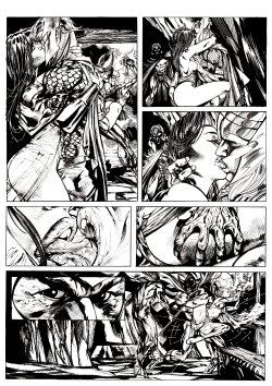 Wonder Woman vs Warlord Part 4 (Black and White)