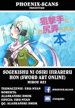 (C88) [Shichimen Soka (Sexyturkey)] Sogekishu ni Oshiri Ijirareru Hon (Sword Art Online) [Polish] [Phonenix-Scans]