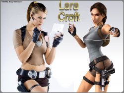 Lara Croft Cosplay by official model Karima Adebibe